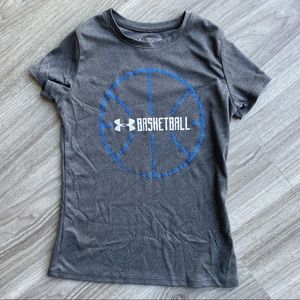 Under Armour youth girl’s basketball t-shirt small